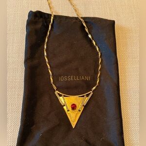 IOSSELLIANI Long Art Deco Style Necklace